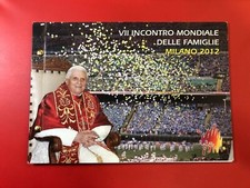 Citta' del Vaticano 2 EURO INCONTRO DELLE FAMIGLIE BUSTA FILATELICA 2012