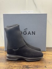 Hogan Interactive Stivaletto Lana Suede Nero        Casual Hogan Donna 36