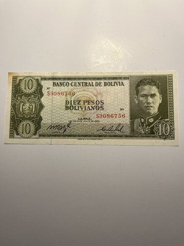 Pesos bolivia - 10,