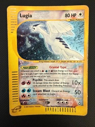 Pokelotteria lugia 149 147 - lugia, 149/147