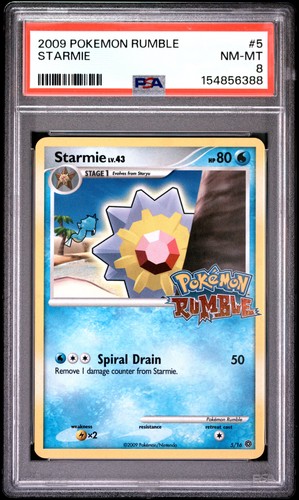 Psa starmie rumble pokemon - starmie,
