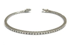 Bracciale tennis Corvino Gioielli diamanti 2.16 ct in oro bianco 18 kt