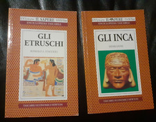 2 LIBRI IL SAPERE 100 PAGINE - TASCABILI NEWTON: GLI ETRUSCHI, GLI INCA (C312)