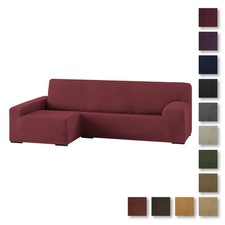 Copridivano elasticizzato con penisola Ulisse di Morbidissimi 240 a 280 cm Q906