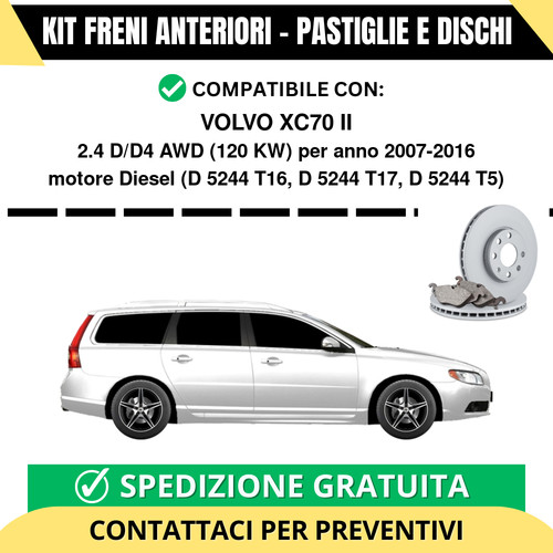 Kit freni anteriori - kit,
