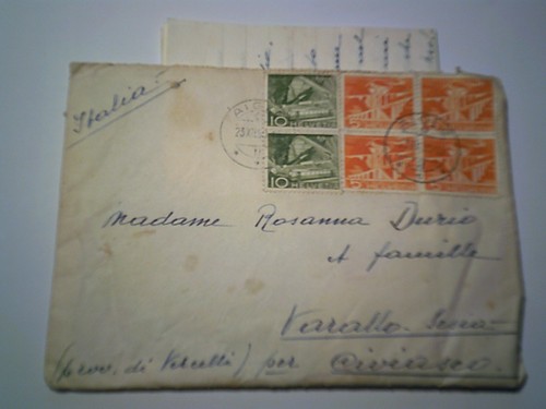 Svizzera busta viaggiata per - ,