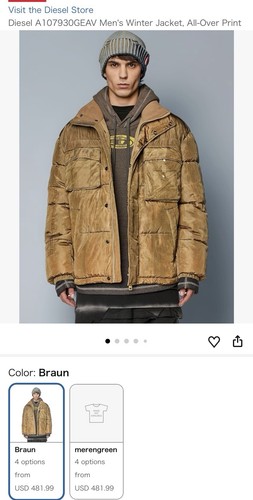 Nwt diesel men - nwt, puffer