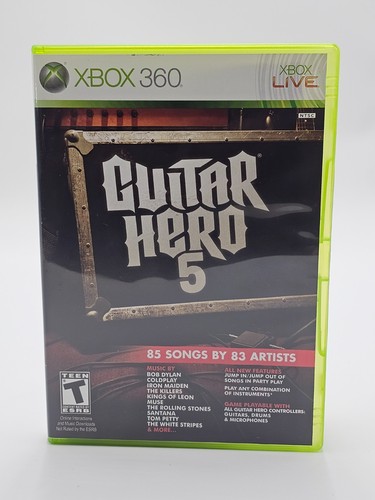 Microsoft xbox 360 guitar hero - guitar,