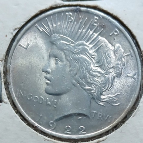 1922 peace dollar brilliant - 1922,