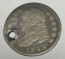 1811/09 Busto Cappato Dime Forato 8:45 VG-F Ottimo - Dettagli Fine