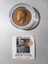 MEDAGLIA. UMBERTO II DI SAVOIA
