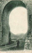 dl32 cartolina bobbio,arco di s. salvatore,provincia di piacenza