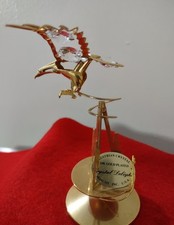 Aquila placcata oro 24k su