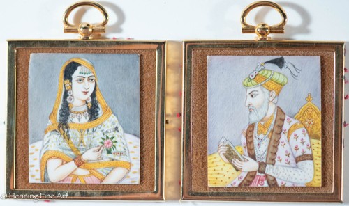 Fine miniatura indiano mughal - indiano,