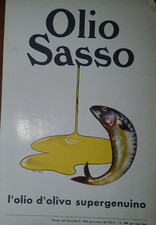 OLIO SASSO pubblicità ARMANDO TESTA  - PUBBLICITA' D'EPOCA ADVERTIS ADV-0223