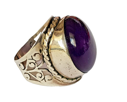 Anello orientale ametista - anello,