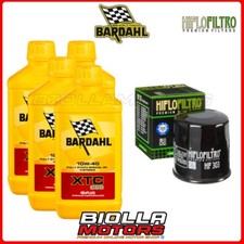 KIT TAGLIANDO KAWASAKI Z1000 SX ZX1000 2019 FILTRO OLIO BARDAHL XTC C60 10W40 4x