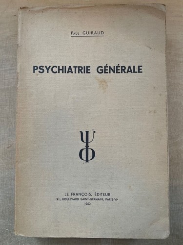 Psichiatria generale guiraud - psichiatria,