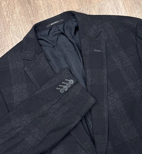 Blazer zegna nero grigio - z,