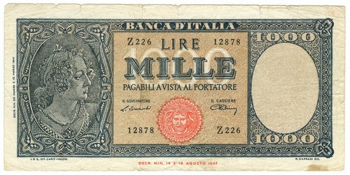 1000 lire falso epoca italia - 1000,