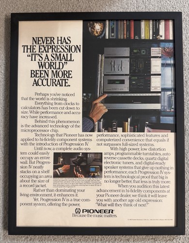Vintage 1983 pioneer stereo - vintage,
