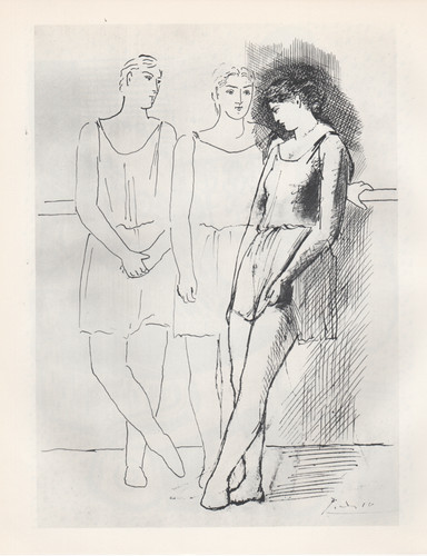 Pablo picasso tre ballerine - pablo,