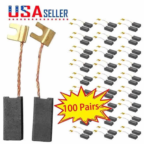 100 paia spazzole - in, carbonio