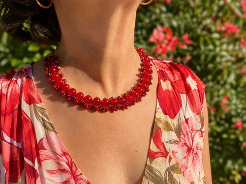 Collana uncinetto girocollo