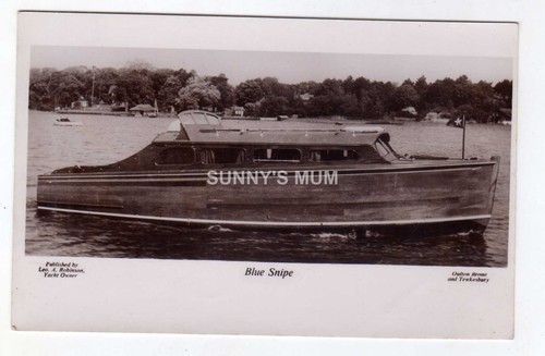 Shipping boat blue snipe - "blue, snipe"