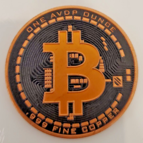 Bitcoin black colored ounce - black, 1
