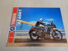 RARA BROCHURE DEPLIANT ORIGINALE YAMAHA XJ 650 T TURBO ITALIANO PROSPEKT