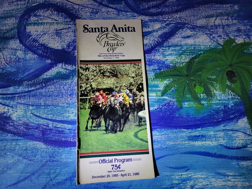 Programma santa anita 1986 - santa,