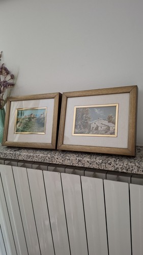 Coppia quadri vintage - coppia, firmati