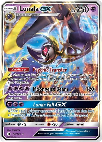Lunala 149 pokemon - gx,