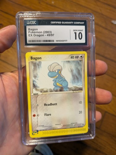 Cgc gem mint bagon - gem,