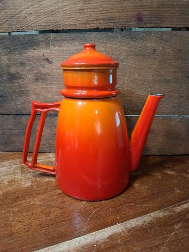 Caffettiera smaltata vintage