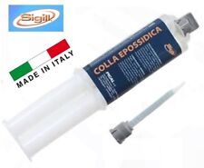 COLLA EPOSSIDICA EXTRA FORTE 25ml  CON SIRINGA DOSATORE " SIGILL " MADE IN ITALY