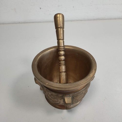 Mortaio bronzo - mortaio, in
