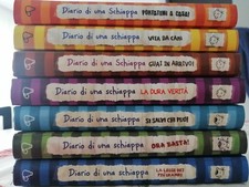 Lotto di 7 libri della serie "Diario di una schiappa"