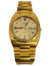 Orologio Vintage OMEGA Geneve Megaquartz 196.0033 Placcato Oro