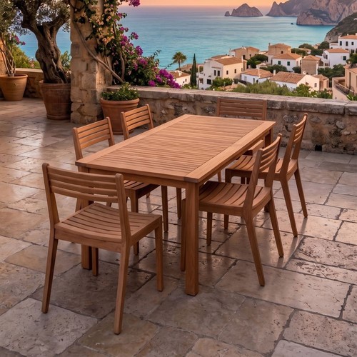 Set tavolo 200x100 giardino - 200x100,
