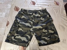 Pantaloncini Mimetici Elastici Uomo Con Tasconi