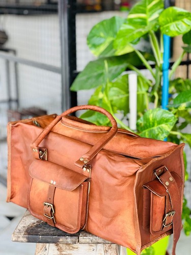 Borsone vintage pelle - borsone,
