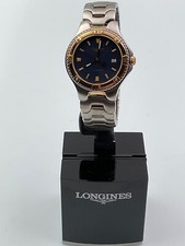 LONGINES CONQUEST SPORT WATCH MEN ACIER+GOLD 18K NEW OLD STOCK 40mm. QUARTZ BLUE