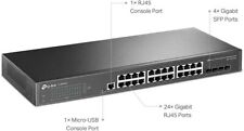 * TP-Link TL-SG3428 switch gestito 24 porte Gigabit L2 4 slot SFP montaggio su rack QoS 