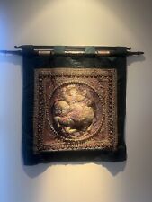 *Handmade Burmese Kalaga. *Vintage 1960s, Inlaid With Thai Silk.