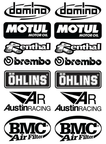 Sponsor decals stickers - fe, kit