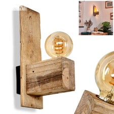 Lampade legno/nero soggiorno