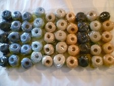 50 GOMITOLI X UNCINETTO PURO COTONE TRE STELLE N° 8 12 16 LEGGERI SEGNI LEGGI