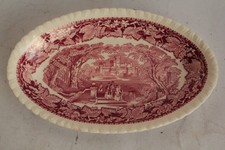 Piatto inglese rosa Ravier